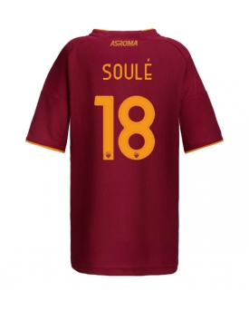 Billige Fotballdrakt AS Roma Matias Soule #18 Replika Hjemmedrakt Dame 2025-26 Kortermet Billige Fotballdrakt AS Roma Matias Soule #18 Replika Hjemmedrakt Dame 2025-26 Kortermet